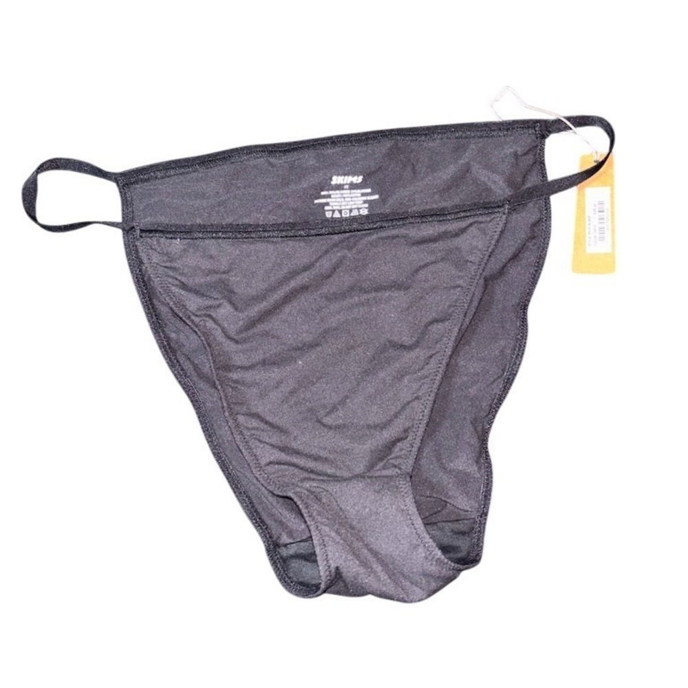SKIMS Fits Everybody String Bikini Brief Panty Womens 2XL Black Onyx PN-STB-0805